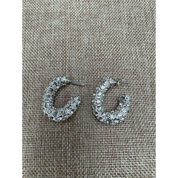 Galaxy White Spiral Pierced Earrings - Picture 4 of 4